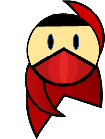 red ninja ready stance