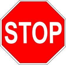 Red Stop sign